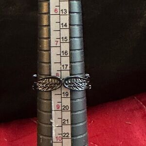 Black Goth Gothic Punk Grunge Emo Fairy Dragon Ring Size 8 Angel (5/20$)